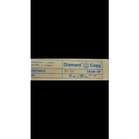 

Kertas A0 80 gram 50m Diamant