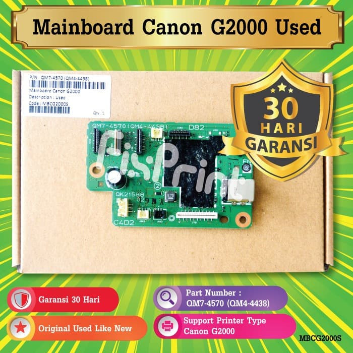 Board Canon G2000- Mainboard G2000- Motherboard Canon G2000 Original FSB2808