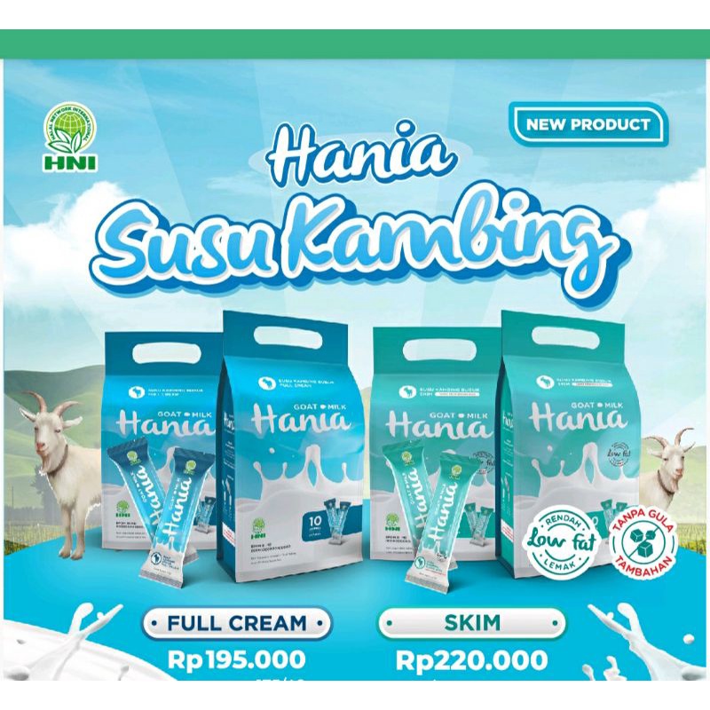 

SUSU KAMBING BUBUK SKIM / SUSU KAMBING BUBUK FULL CREAM