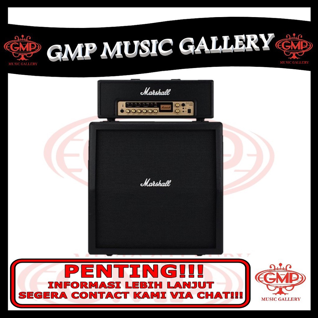 Marshall Code 100h Code 412 Head Cabinet Bundle Guitar Amplifier Ampli Gitar Shopee Indonesia