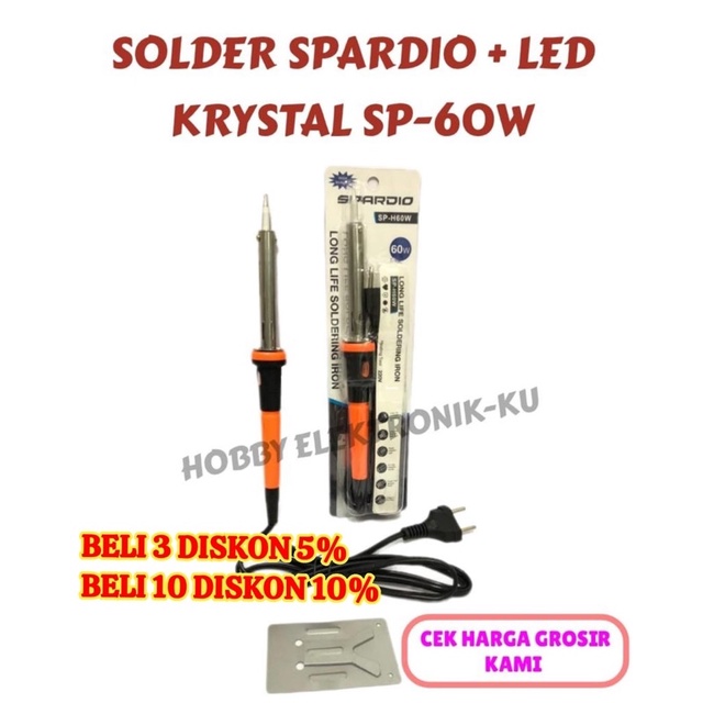 SOLDER SPARDIO + LED KRYSTAL SP-60W