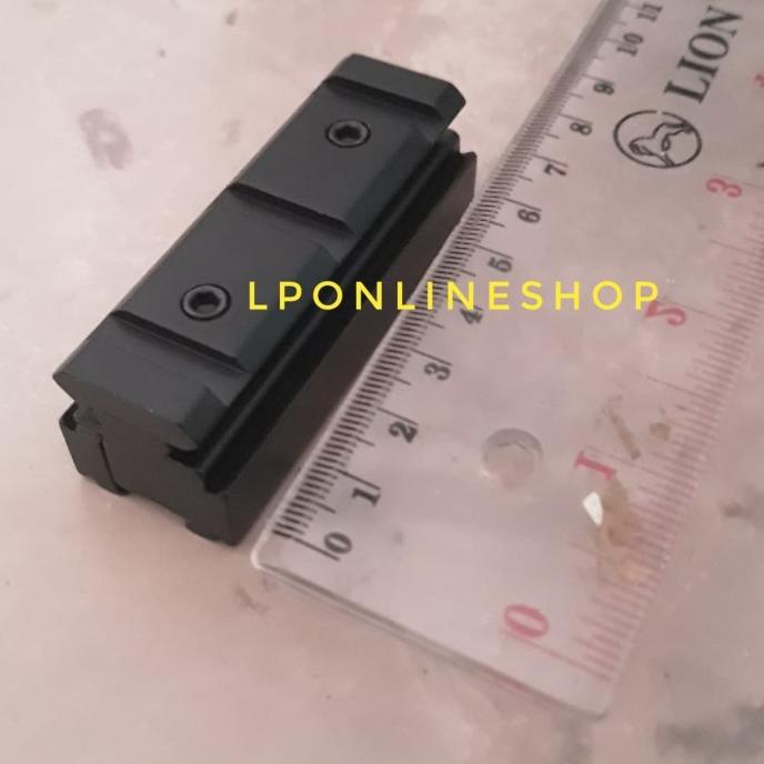 {cod} Mounting adapter konverter rail 11mm to 22 mm picantiny rail adapter {cod}