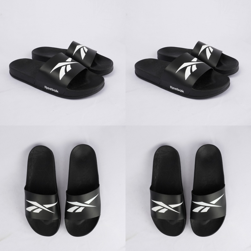 BISA COD !!! BAHAN PPC SLIP ON  REBOK SLOP SIMPEL TERMURAH NYAMAN SENDAL SLIDE PRIA SENDAL COWO