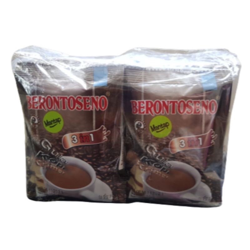 HCS - Kopi Berontoseno 3in1 Mantap isi 20 sachet per Pack (Kopi Creamer)