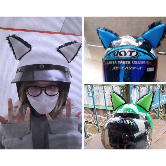 ❄️☄️Restock✨Kuping kucing helm neko / aksesoris helm helm kuping Kuping kucing helm neko / kuping he