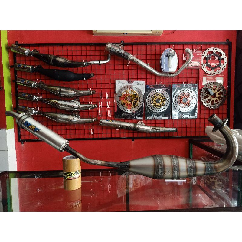 Knalpot D2T Ninja leher press