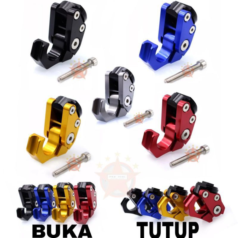 GANTUNGAN BARANG MOTOR MODEL ROBOT FULL CNC CENTOLAN BARANG Nmax Vario Mio Universal