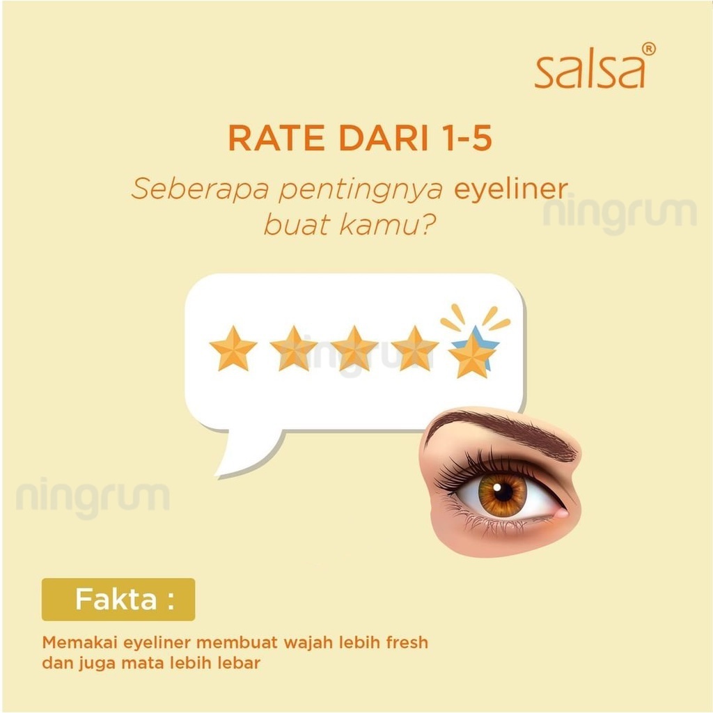 Ningrum - Eyeliner Pensil Hyperlash Master Eyeliner Waterproof Salsa Tahan Lama - 5411