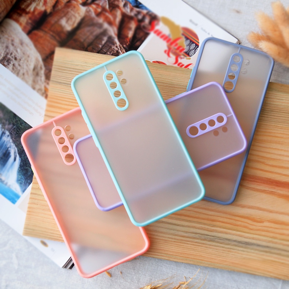 SOFTCASE XIAOMI NOTE 10 10PRO 8 8PRO 9 9PRO REDMI 8 8A 9 9A 9C CASE CAMERA PROTECTOR CASE MACARON