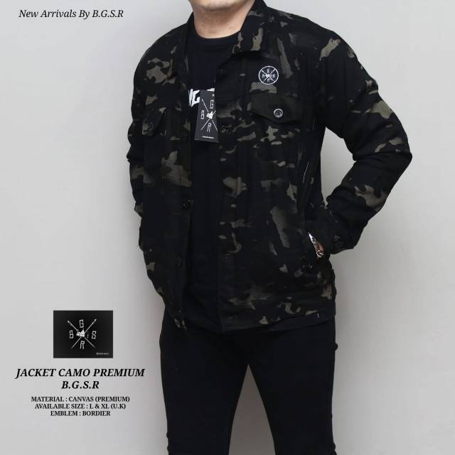 Jaket semi parka camo premium bgsr