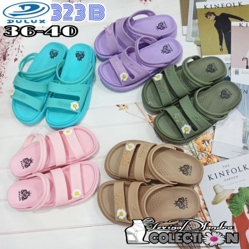 SANDAL SELOP KARET DULUX 323 B MOTIV TALI GLADIATOR 36-40