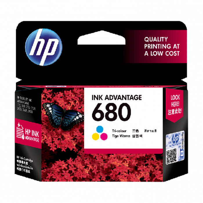 

tRF04S Tinta Hp 680 Tri-Color Ink Cartridge (F6V26Aa) E57Dtgfe