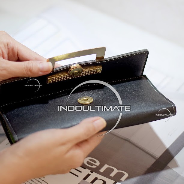 Dompet Wanita DY-1103 / Dompet Cewek / Cewe Kartu ATM Panjang Lipat Kulit Import Murah Lucu