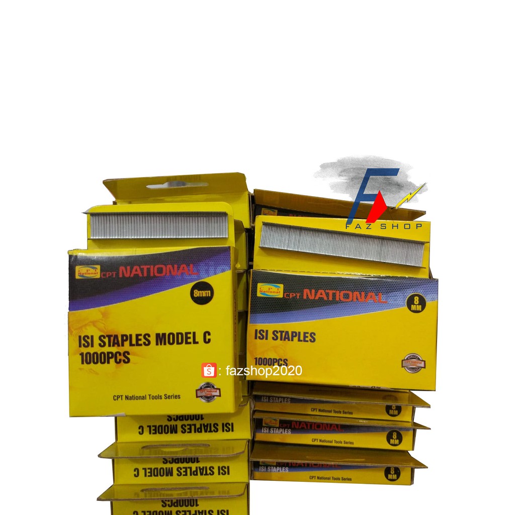 

isi staples tembak / reffil gun tacker national MAX