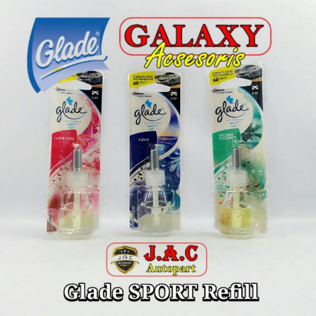 Parfum Mobil Glade Sport Refill for AC