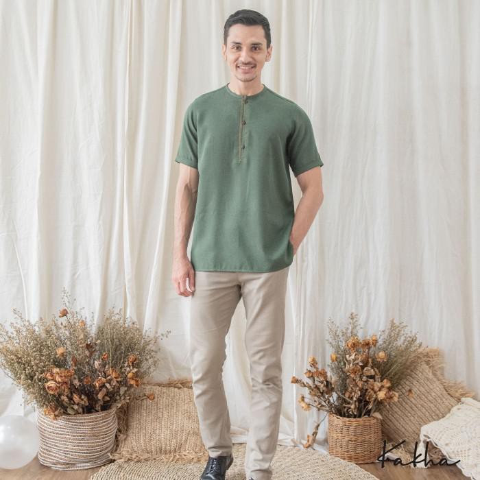 KAKHA - SARIMBIT KELUARGA KAREEM (ARMY) / BAJU COUPLE KELUARGA MUSLIM - KOKO ANAK, ARMY S