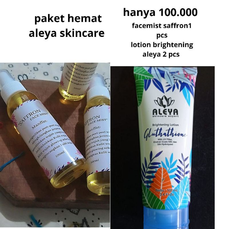 paket hemat aleya skincare 100 rb