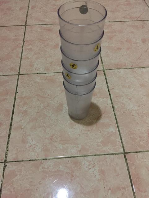 A&w Gelas Plastik Anti Pecah 250ml / 350ml / 500ml ( 6pcs )