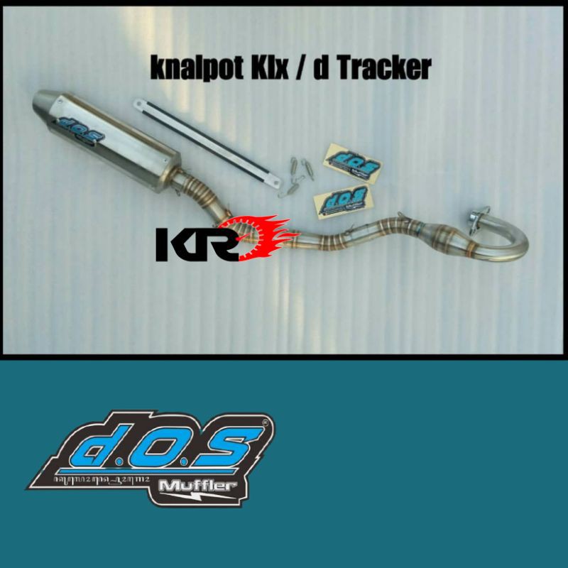 Knalpot DOS  KLX Dtracker Original DOS Yogyakarta