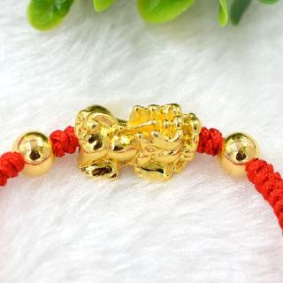  Gelang  Tali Warna Merah  Lapis Emas  24K Shopee Indonesia