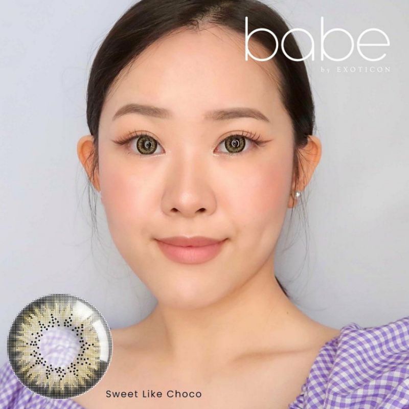 Softlens X2 BABE 16 MM BIG EYES by EXOTICON / Softlen Soflen Warna Normal