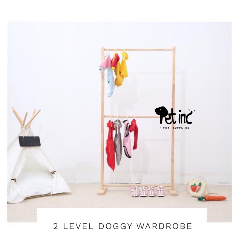 2 level doggy wardrobe