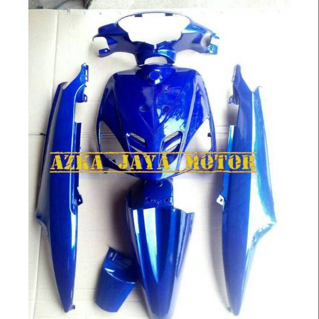 Body set mio sporty warna biru polos
