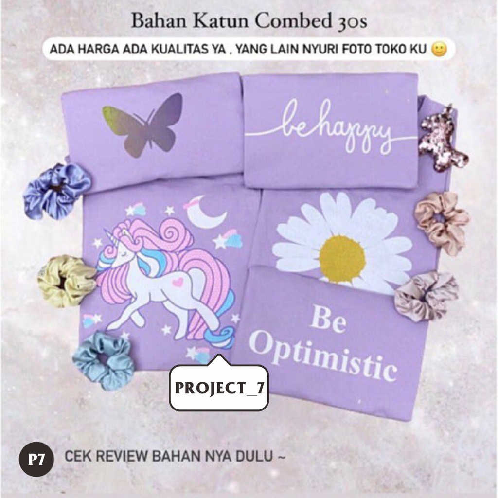 LILAC KATUN TSHIRT / KAOS TUMBLR TEE / BAJU UNGU PURPLE / BISA COD