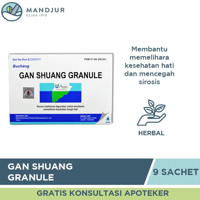 

TERMURAH Gan Shuang Granule - Obat Herbal Hepatitis / Sakit Kuning /OBAT HERBAL ASAM URAT/OBAT HERBAL PELANGSING/OBAT HERBAL KOLESTEROL/OBAT HERBAL DIABETES