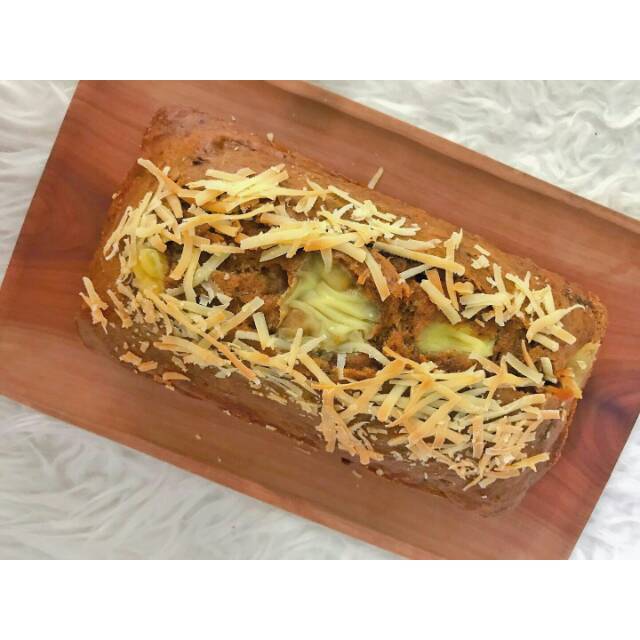 

Banana Bread Madu Keju / Bolu Pisang Keju / tanpa gula