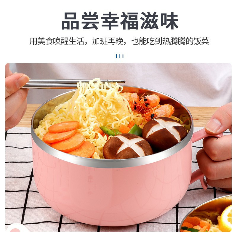 SUPER MQL Mangkok Stainless Steel / Korean Fresh Bowl Mangkuk Mie