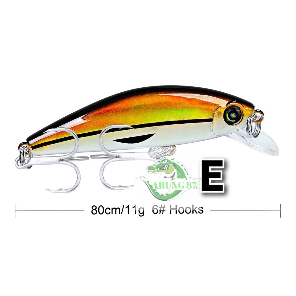 Umpan Pancing Lure Minnow Proberos 8cm 11 gram