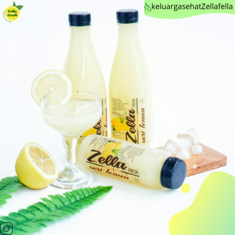 

TERMURAH Sari Lemon Air Lemon Segar Zella Fresh Original 100%. Murah 250 ml