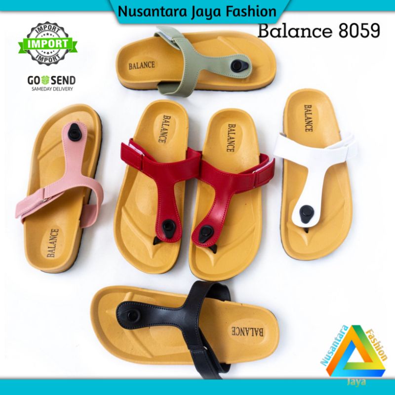 12.12 Sandal Wanita Terbaru - Sendal Wanita Kekinian - Sandal Wanita Balance 8059 1