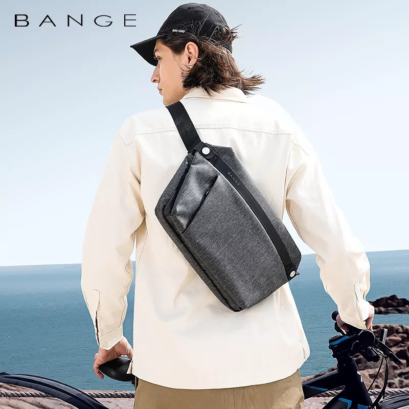 BG7550 Tas Selempang Bange Sling Bag Shoulder Chest Bag Pria Cowok