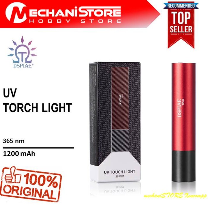 DSPIAE UV TORCH LIGHT UV-T - Lampu Utraviolet - Curing Putty Gundam