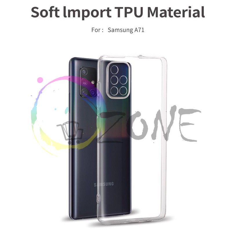 SOFTCASE TRANSPARAN SAMSUNG A71 A715F PREMIUM CLEAR SOFT CASE