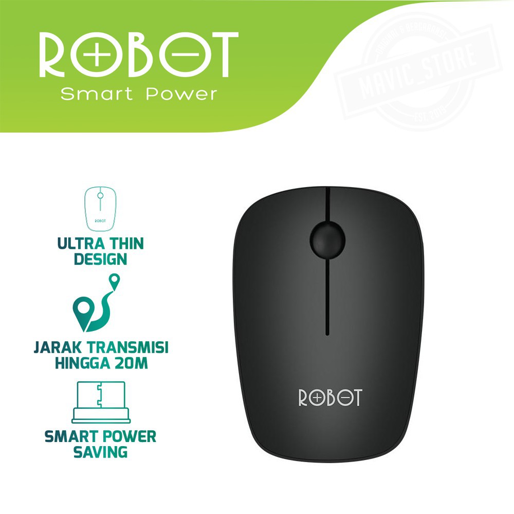 MOUSE Wifi Wireless Tanpa kabel ROBOT M220 M 220 M-220 MICE Warna PC Laptop Komputer