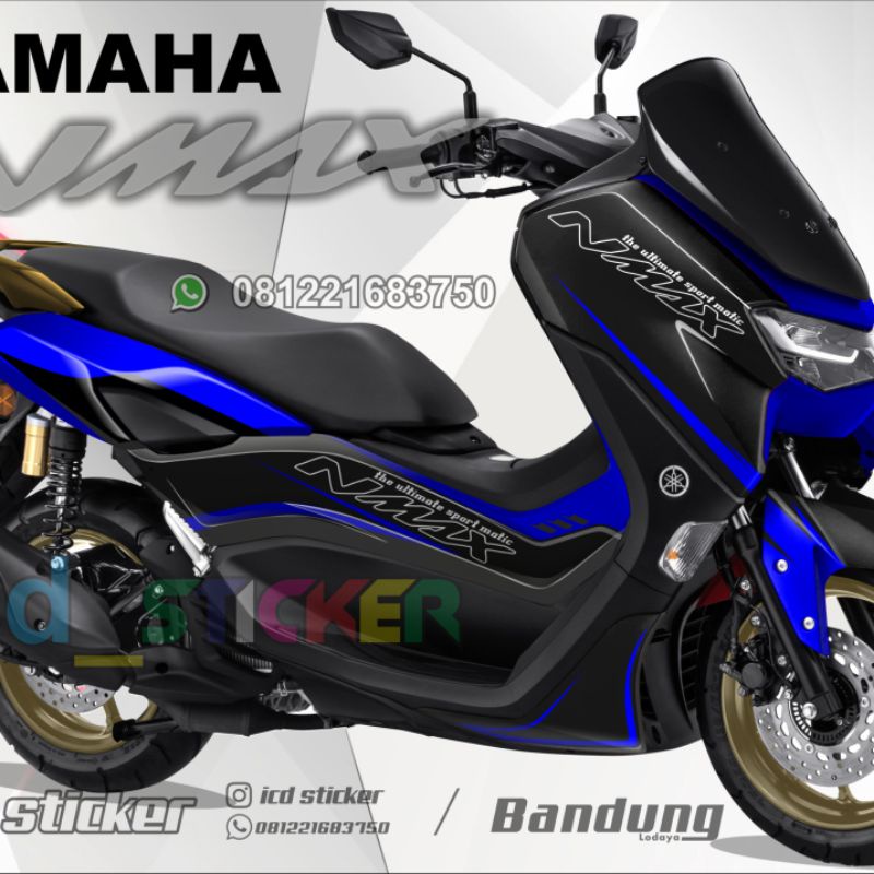 Biru decal nmax Custom