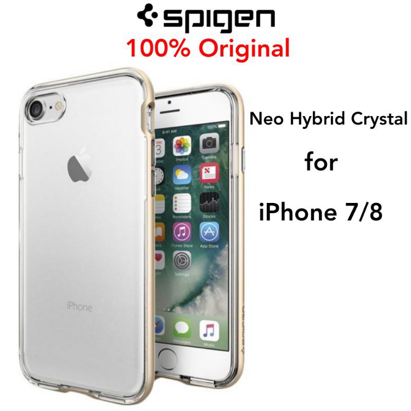 iPhone 8 7 Original Spigen Neo Hybrid Crystal Case Cover Casing Kesing