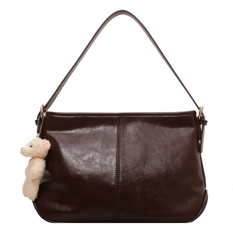 TASHAPPY BQ3339 Tas SHOULDER BAG Wanita Polos Modis Terbaru Free Boneka model korea supplier tas import