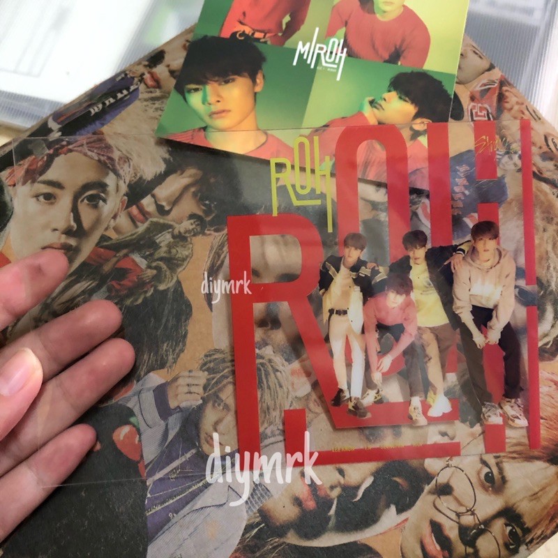 Stray Kids Limited Miroh Clear Photocard clear card roh ver. [damage]