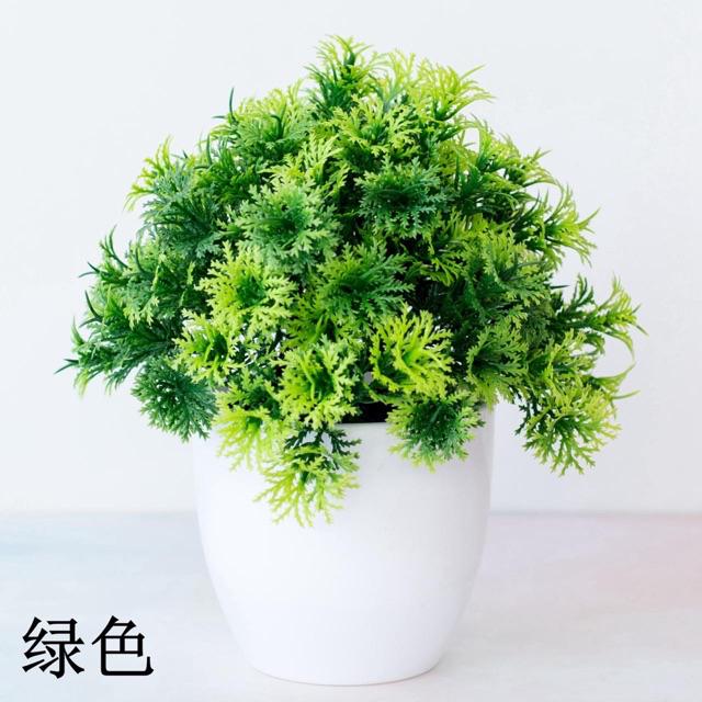 TIB / COD P2040. Bunga plastik. Bunga tanaman. Bunga dekorasi-Hijau