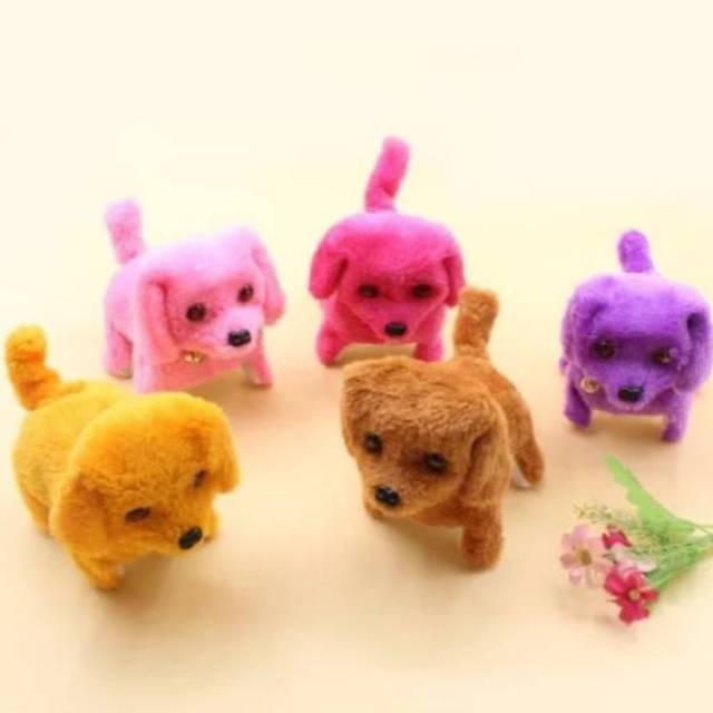 Mainan Boneka Anjing Lucu Bisa Suara Dan Jalan