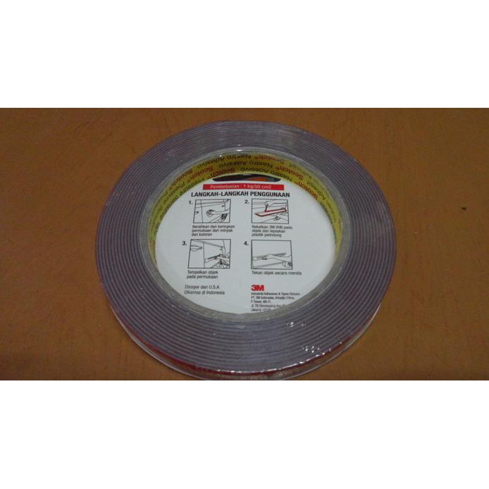 

Perekat 3M Vhb Tape Double Tape 3M Vhb 12Mm X 4,5 Kecil Original