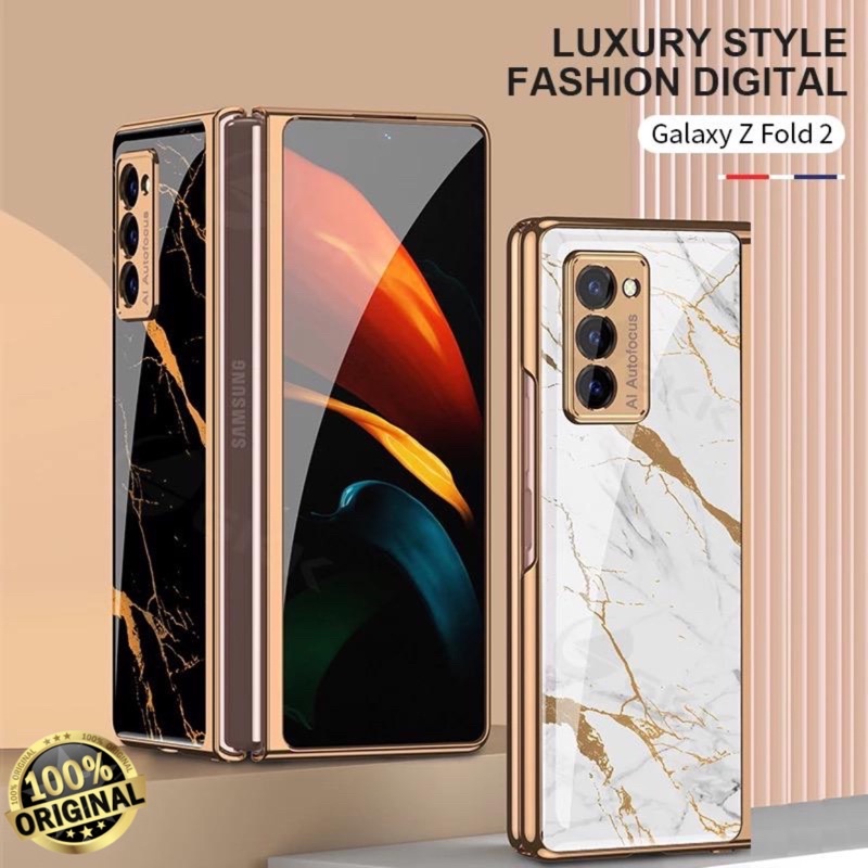 Case Gkk Original For Samsung Galaxy Z Fold 2 Luxury Tempered Glass Case Z Fold 2