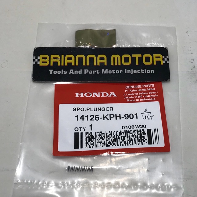 PIR PLUNYER DECOMPRESI BEAT - BEAT FI ORI HONDA 14126 KPH 901