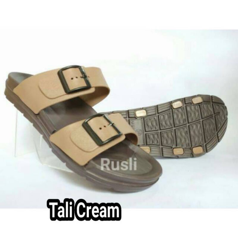 (COD) TERMURAH Sandal Karet Pria Wanita Santai Yumeida 2 Tali 7122