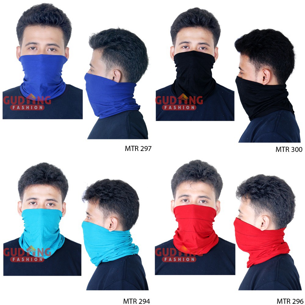 Masker Multifungsi - Polos Tanpa Jahitan (COMB)