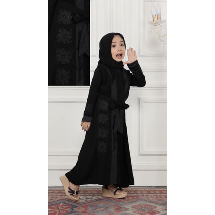 GALLERY EXCLUSIVE ABAYA HITAM GAMIS SALWA